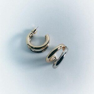 Zara double hoop earring NWT ✨✨🔥🔥 Classy & Elegant